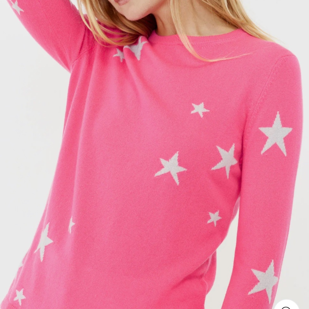 Chinti & Parker 100% Cashmere Soft Pink Sweater - XL - New With Tags